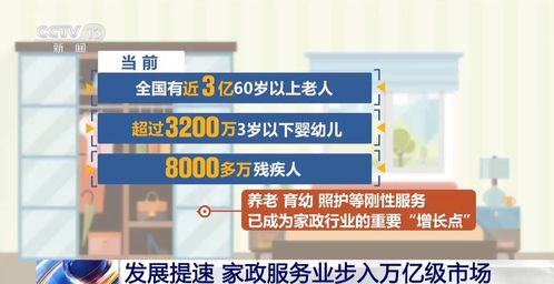 家政服務業步入萬億級市場 更多 好阿姨 正在加速培養